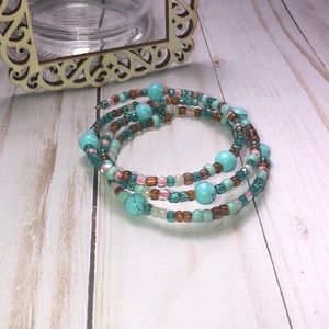 ‼️ Women’s Handmade Memory Wire Bracelet